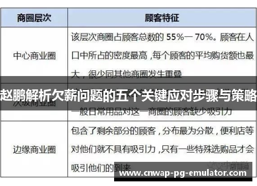 赵鹏解析欠薪问题的五个关键应对步骤与策略