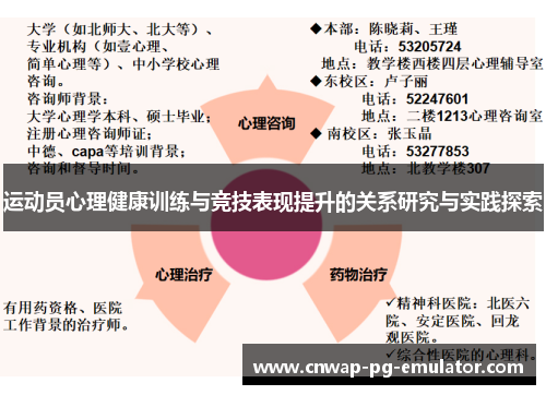 运动员心理健康训练与竞技表现提升的关系研究与实践探索